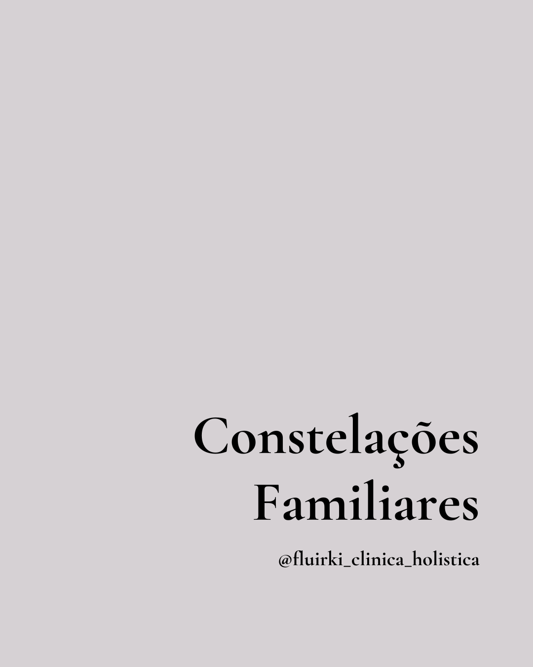 Constelações Familiares