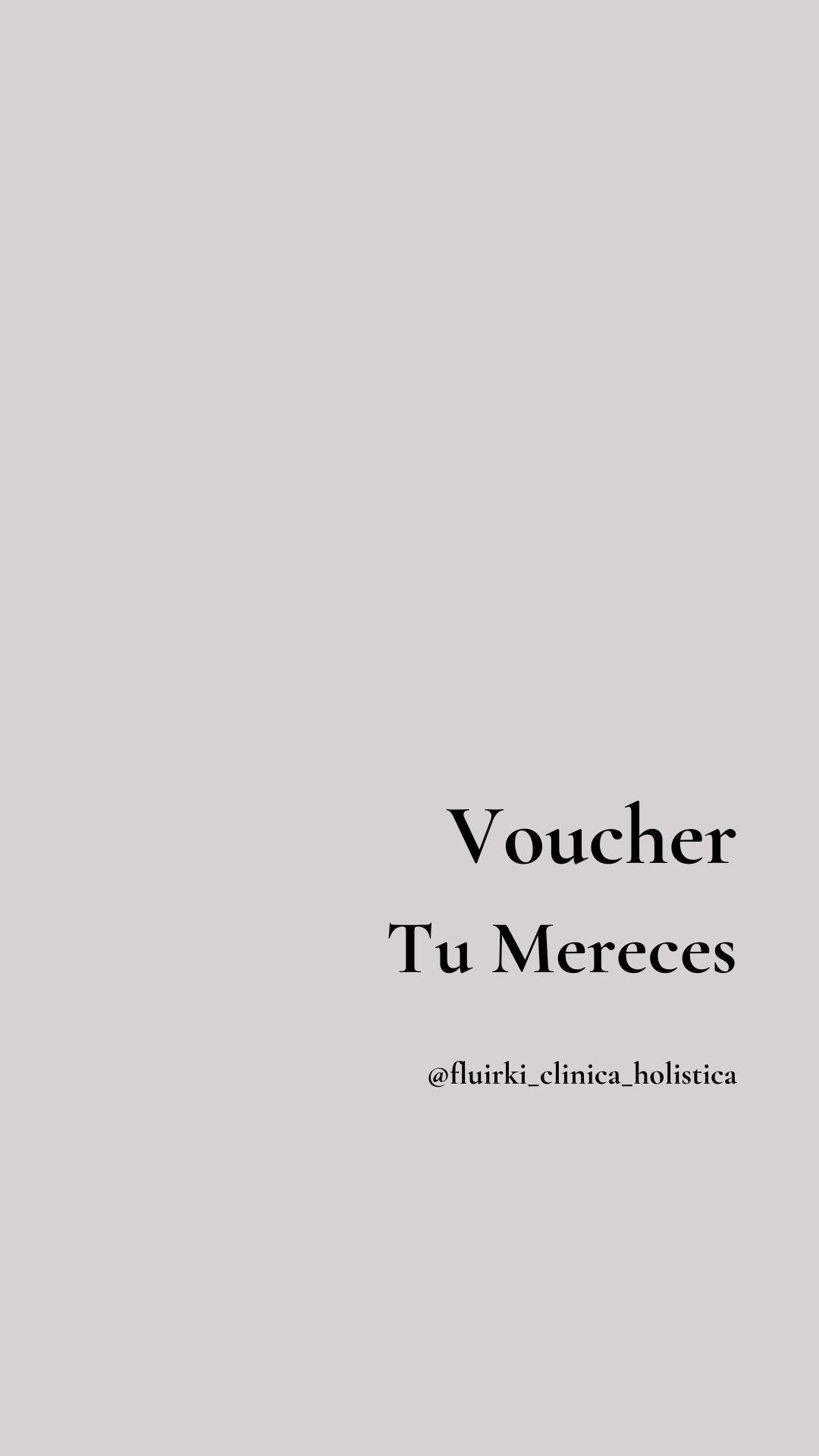 Voucher Cartão Presente Fluirki